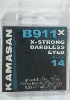 KAMASAN B911X X-STRONG BARBLESS EYED SIZE 14